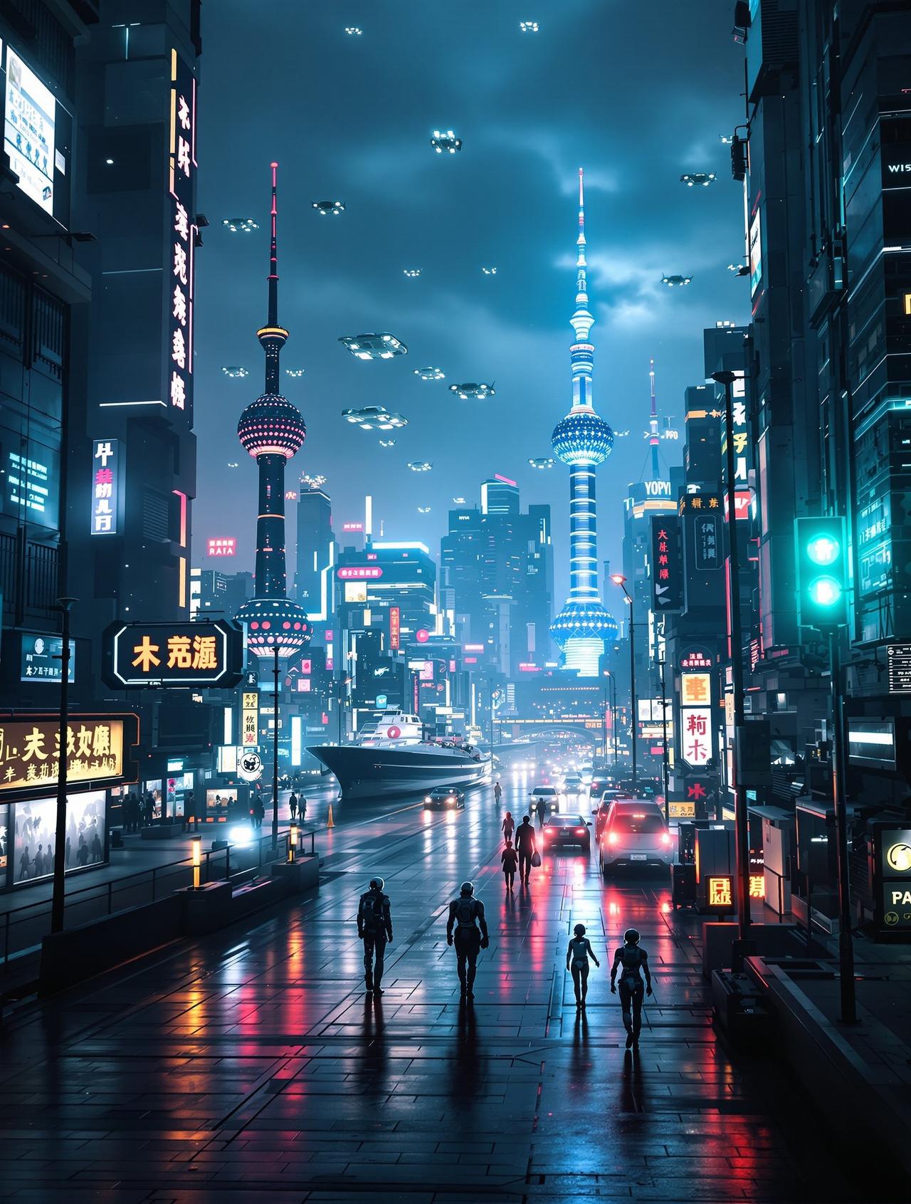 未来都市 - 科幻电影海报 - 蓝图影视高清作品